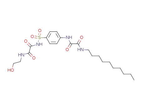 Ethanediamide, N-((4-(((decylamino)oxoacetyl)amino)phenyl)sulfonyl)-N'-(2-hydroxyethyl)-