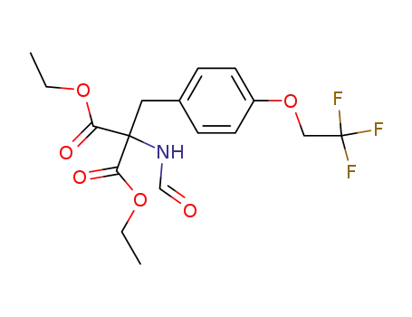 2-Formylamino-2-[4-(2,2,2-trifluoro-ethoxy)-benzyl]-malonic acid diethyl ester