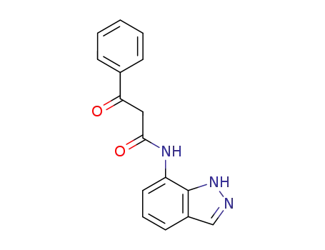 N-(1H-Indazol-7-yl)-3-oxo-3-phenyl-propionamide