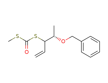 Dithiocarbonic acid S-[1-((S)-1-benzyloxy-ethyl)-allyl] ester S-methyl ester