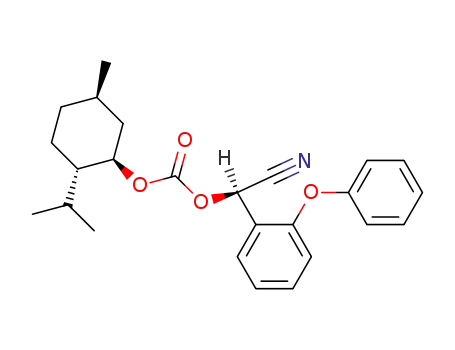 Carbonic acid (R)-cyano-(2-phenoxy-phenyl)-methyl ester (1R,2S,5R)-2-isopropyl-5-methyl-cyclohexyl ester