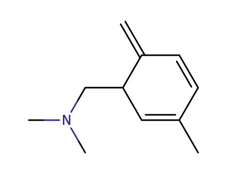 Dimethyl-(3-methyl-6-methylene-cyclohexa-2,4-dienylmethyl)-amine