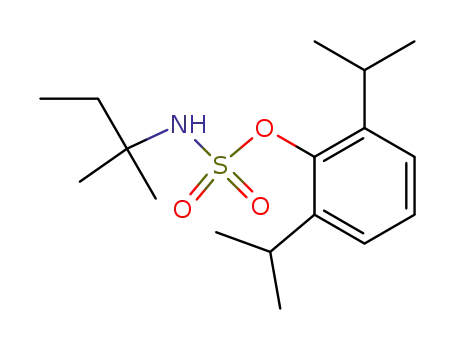 N-(tert-amyl) sulfamate de isopropyl-2,6 phenyle
