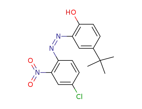 Phenol, 2-[(4-chloro-2-nitrophenyl)azo]-4-(1,1-dimethylethyl)-