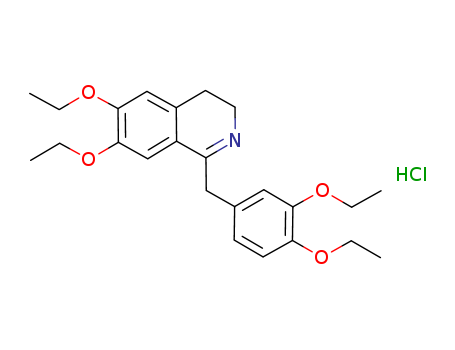 3,4-DIHYDRO-6,7-DIETHOXY-1-(3,4-DIETHOXYBENZYL)ISOQUINOLINE HCL