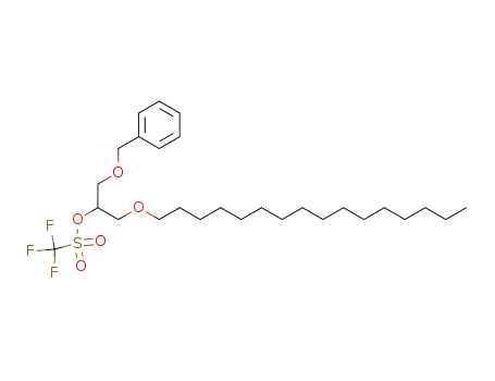 Trifluoro-methanesulfonic acid 2-benzyloxy-1-hexadecyloxymethyl-ethyl ester