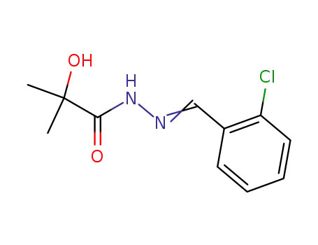2-Hydroxy-2-methyl-propionic acid [1-(2-chloro-phenyl)-meth-(E)-ylidene]-hydrazide
