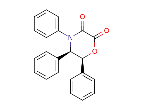(5R<sub>6</sub>S-5S<sub>6</sub>R)-4,5,6-triphenylmorpholine-2,3-dione