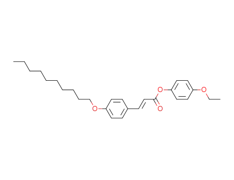 (E)-3-(4-Decyloxy-phenyl)-acrylic acid 4-ethoxy-phenyl ester