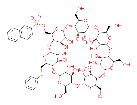 6A,6G-dideoxy-6A-phenylthio-6G-<(β-naphthylsulfonyl)oxyl>-β-cyclodextrin