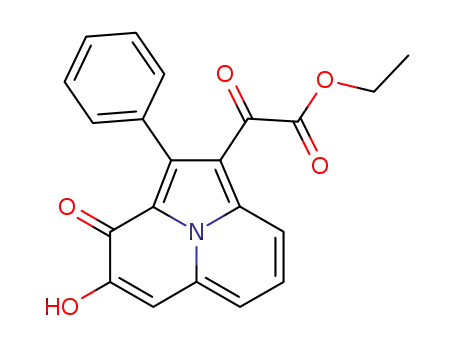 1-ethoxalyl-4-hydroxy-2-phenyl-3H-<2.3.3>cyclazin-3-one