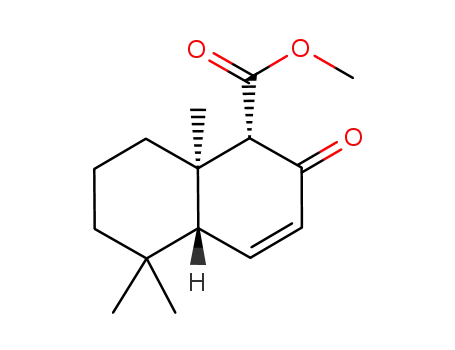 cis,trans-methyl 2-oxo-5,5,8a-trimethyl-1,2,4a,5,6,7,8,8a-octahydronaphthalenecarboxylate
