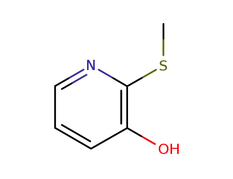 Molecular Structure of 32637-37-9 (3-Pyridinol,2-(methylthio)-(8CI,9CI))