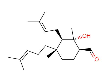 (1S,2S,3R,4S)-2-Hydroxy-2,4-dimethyl-3-(3-methyl-but-2-enyl)-4-(4-methyl-pent-3-enyl)-cyclohexanecarbaldehyde