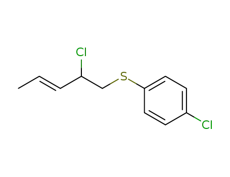 (E)-1-chloro-4-<(2-chloro-3-pentenyl)thio>benzene