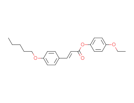 (E)-3-(4-Pentyloxy-phenyl)-acrylic acid 4-ethoxy-phenyl ester
