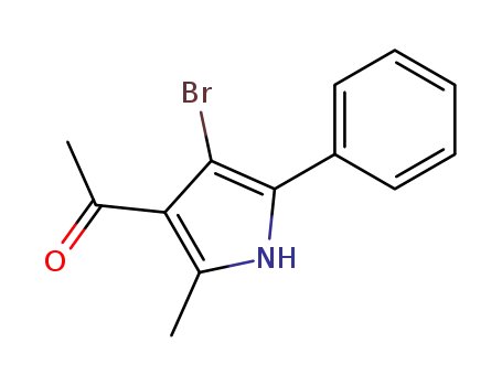 Ethanone, 1-(4-bromo-2-methyl-5-phenyl-1H-pyrrol-3-yl)-