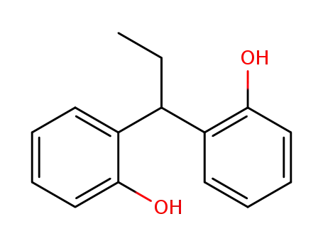 Molecular Structure of 34240-91-0 (1,1-bis(2-hydroxyphenyl)propane)