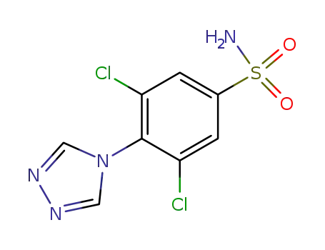 3,5-Dichlor-4-(1,3,4-triazol-1-yl)benzolsulfonsaeureamid