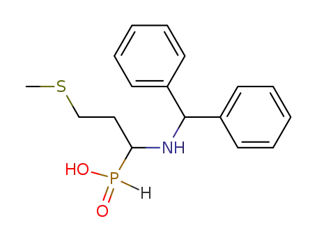 Phosphinic acid, [1-[(diphenylmethyl)amino]-3-(methylthio)propyl]-