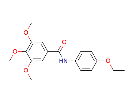 Benzamide,N-(4-ethoxyphenyl)-3,4,5-trimethoxy- cas  4043-16-7