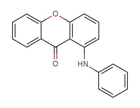 Molecular Structure of 71641-59-3 (1-anilino-xanthen-9-one)