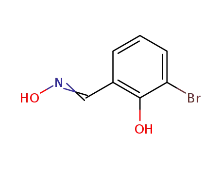 Molecular Structure of 28177-82-4 (3-Bromo-2-hydroxybenzaldehyde oxime)