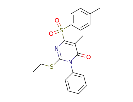 2-Ethylthio-5-methyl-3-phenyl-6-tosyl-4(3H)-pyrimidinon