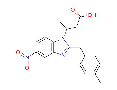 3-[2-(4-Methyl-benzyl)-5-nitro-benzoimidazol-1-yl]-butyric acid