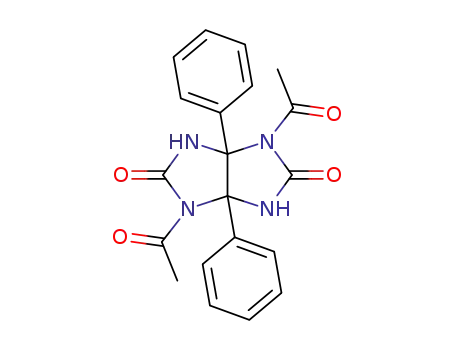 Molecular Structure of 28774-02-9 (1,5-diphenyl-2,6-diacetyl-2,4,6,8-tetraazabicyclo<3,3,0>octan-3,7-dione)