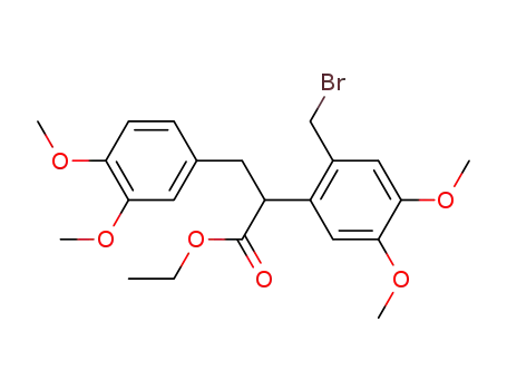 ethyl 2-(2-bromomethyl-4,5-dimethoxyphenyl)-3-(3,4-dimethoxyphenyl)propionate