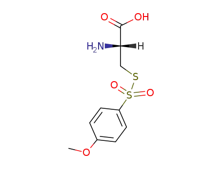 (R)-2-Amino-3-(4-methoxy-benzenesulfonylsulfanyl)-propionic acid
