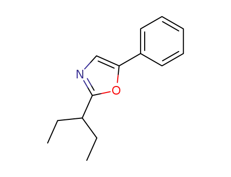 Molecular Structure of 128488-63-1 (2-(3-pentyl)-5-phenyloxazole)