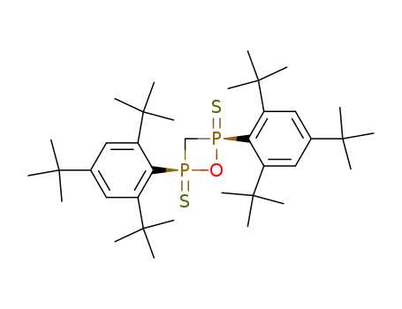 2,4-Bis(2,4,6-tri-t-butylphenyl)-1,2,4-oxadiphosphetane 2,4-disulfide
