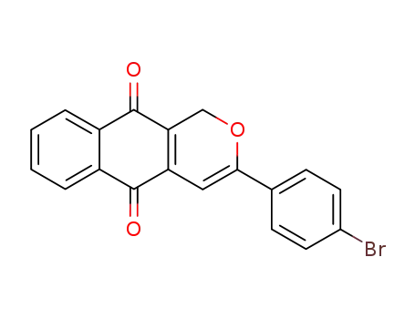 3-(4-Bromo-phenyl)-1H-benzo[g]isochromene-5,10-dione