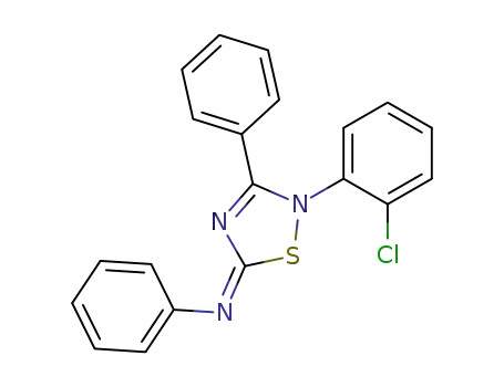 [2-(2-Chloro-phenyl)-3-phenyl-2H-[1,2,4]thiadiazol-(5E)-ylidene]-phenyl-amine