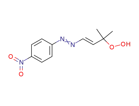 (E)-2-Methyl-4-(4-nitro-phenylazo)-but-3-en-2-yl-hydroperoxide