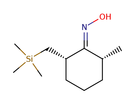 (2R,6S)-2-Methyl-6-trimethylsilanylmethyl-cyclohexanone oxime
