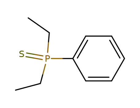 Phosphine sulfide, diethylphenyl-