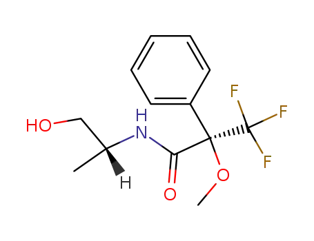 (R)-3,3,3-Trifluoro-N-((R)-2-hydroxy-1-methyl-ethyl)-2-methoxy-2-phenyl-propionamide