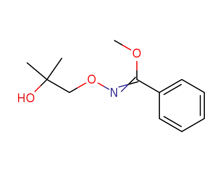 Benzenecarboximidic acid, N-(2-hydroxy-2-methylpropoxy)-, methyl
ester
