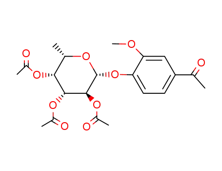 3-Methoxy-4-(2,3,4-tri-O-acetyl-β-L-fucopyranosyloxy)acetophenone