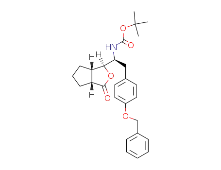 [(S)-2-(4-Benzyloxy-phenyl)-1-((1S,3aR,6aS)-3-oxo-hexahydro-cyclopenta[c]furan-1-yl)-ethyl]-carbamic acid tert-butyl ester
