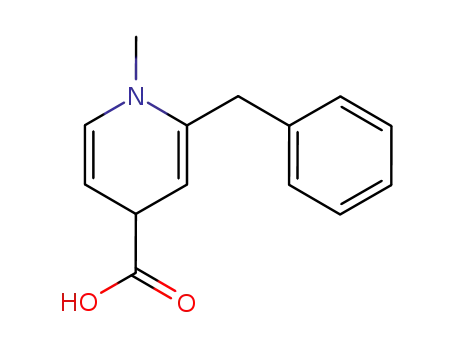 Molecular Structure of 137024-09-0 (2-Benzyl-1-methyl-1,4-dihydropyridine-4-carboxylic acid)