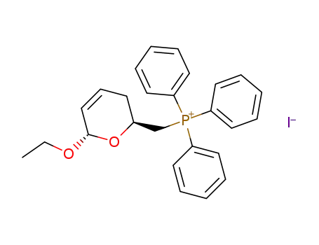 ((2S,6S)-6-Ethoxy-3,6-dihydro-2H-pyran-2-ylmethyl)-triphenyl-phosphonium; iodide