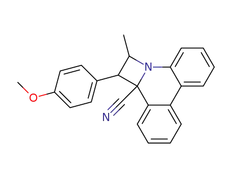1-(4-Methoxy-phenyl)-2-methyl-1,2-dihydro-2a-aza-cyclobuta[l]phenanthrene-10b-carbonitrile