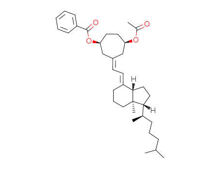 (1R,4S,5E,7E)-1-Acetoxy-4-(bezoyloxy)-A-homo-19-nor-9,10-secocholesta-5,7-diene