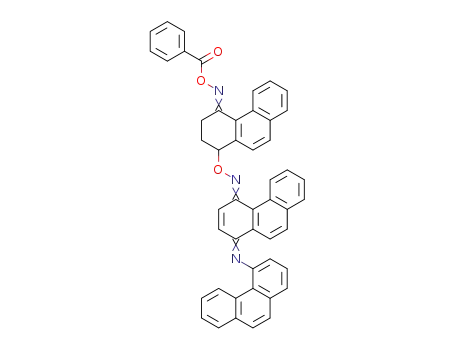 N<sup>4</sup>-<4-(benzoyloxyimino)-1,2,3,4-tetrahydro-1-phenanthryloxyl>-N<sup>1</sup>-(4-phenanthryl)-1,4-phenanthrenequinone-diimine