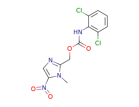 Carbamic acid, (2,6-dichlorophenyl)-,
(1-methyl-5-nitro-1H-imidazol-2-yl)methyl ester