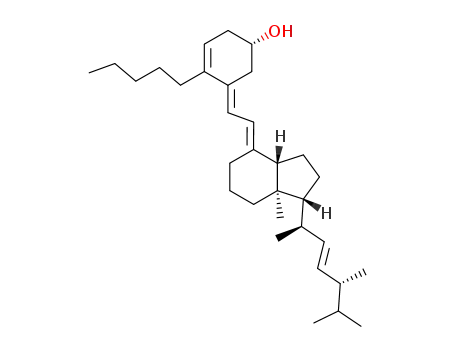 (S)-5-[2-[(1R,3aS,7aR)-7a-Methyl-1-((E)-(1R,4R)-1,4,5-trimethyl-hex-2-enyl)-octahydro-inden-(4E)-ylidene]-eth-(E)-ylidene]-4-pentyl-cyclohex-3-enol